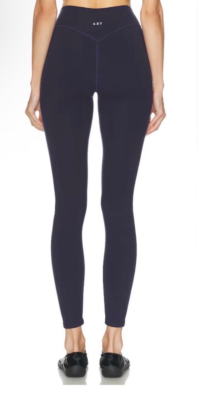 437 Four Three Seven Black High Rise Leggings Women’s Medium M